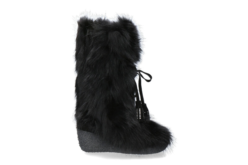 Diavolezza Fellstiefel FOXY- nero/ schwarz