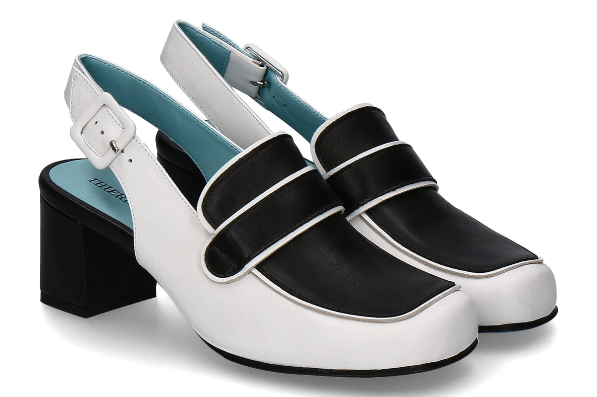 Thierry Rabotin Slingpumps SULLIVAN NAPPA- schwarz/ weiß