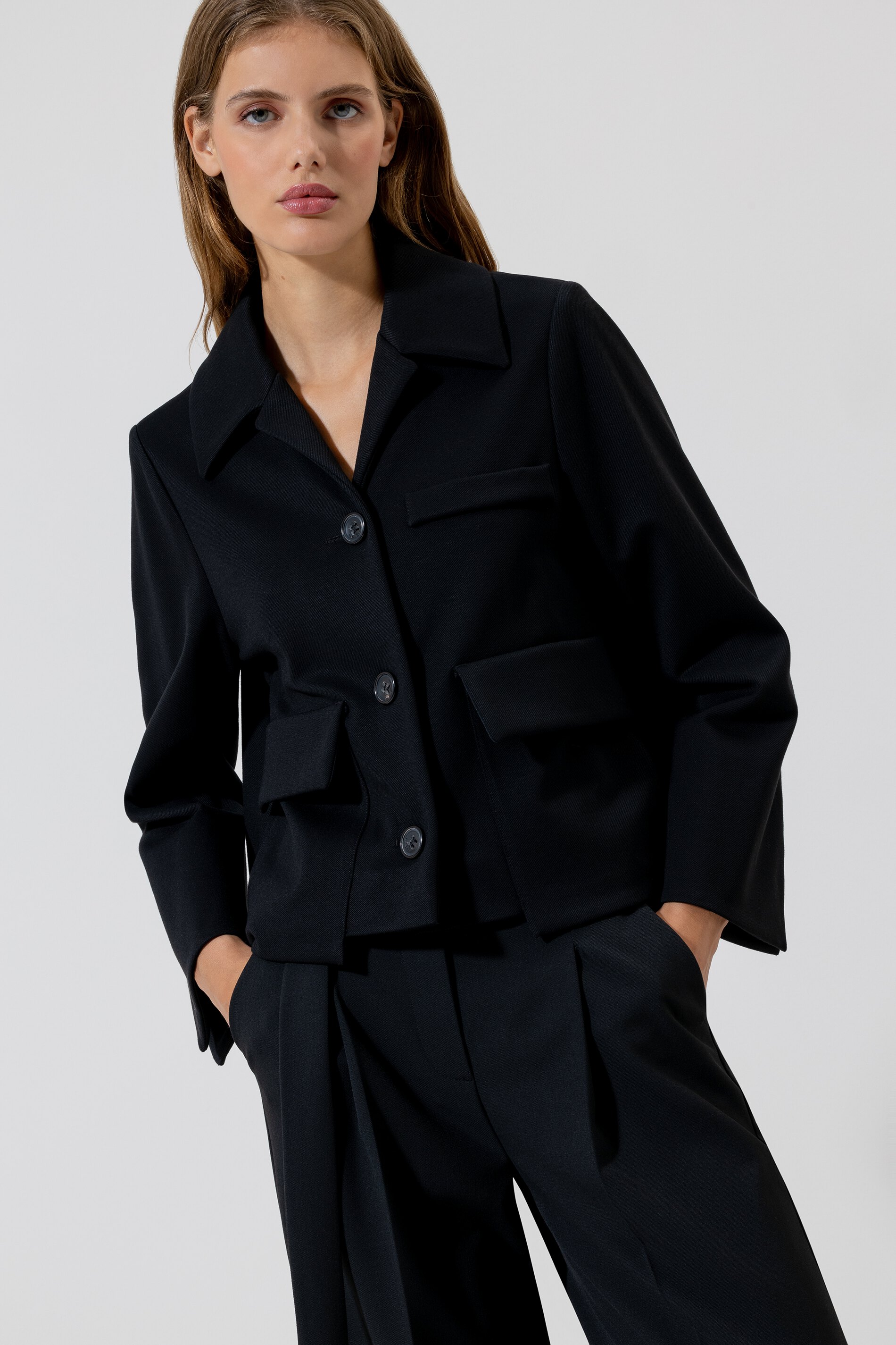 Luisa Cerano Blazer JERSEY GABARDINE - black/schwarz
