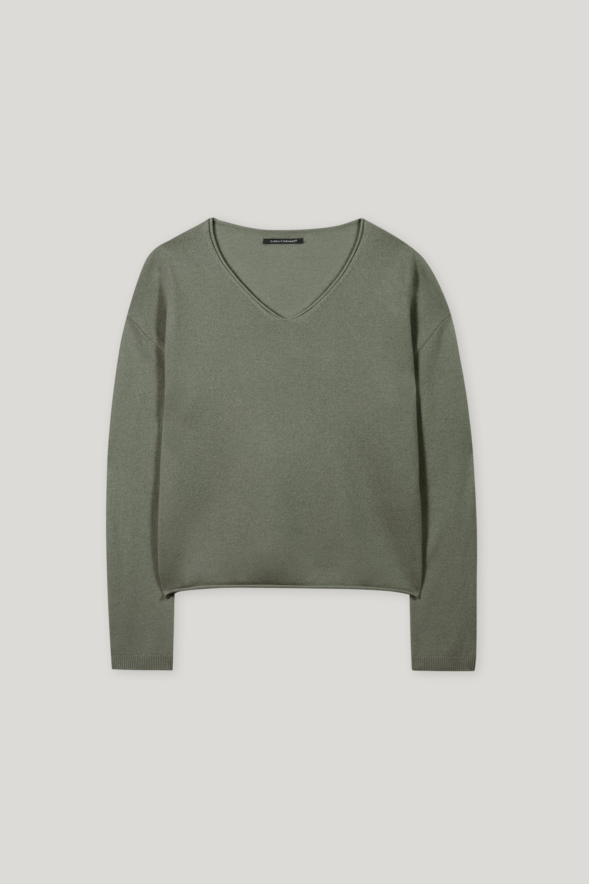 Luisa Cerano Pullover KASCHMIR MIX -  cool khaki/grün