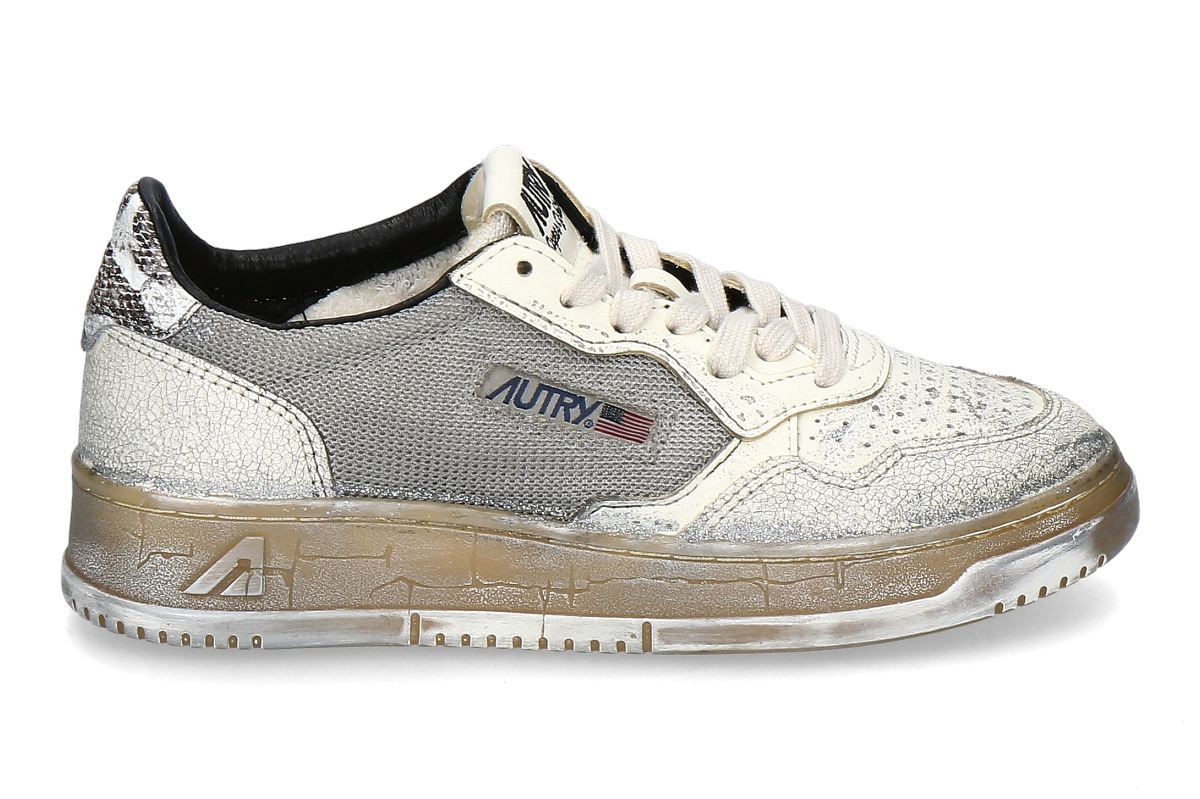 Autry Damen- Sneaker SUPER VINTAGE ME01- silber/ schwarz