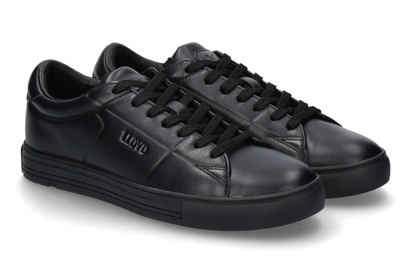 Lloyd Herren- Sneaker COURT CALF- black/schwarz 