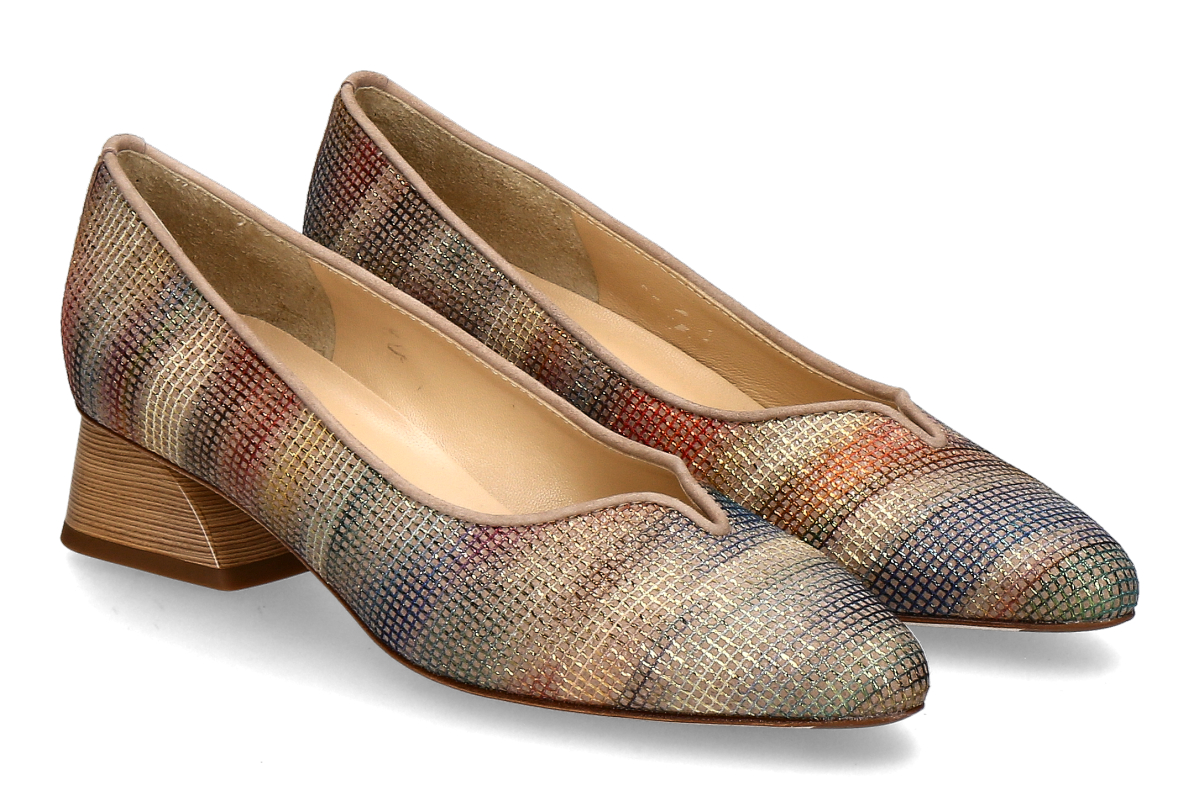 Brunate Pumps ELLI BDAY- camoscio nut/ mehrfarbig