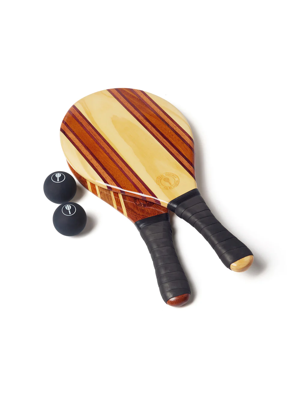 Frescobol Carioca Tennisschläger LEBLON BEACH BAT SET- schwarz