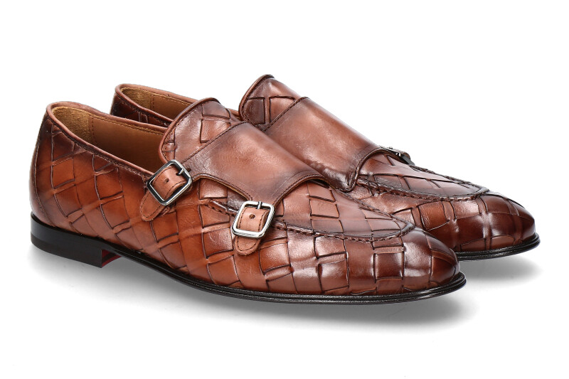 Corvari Monk GARDA INTRECCIO- tabacco/ braun